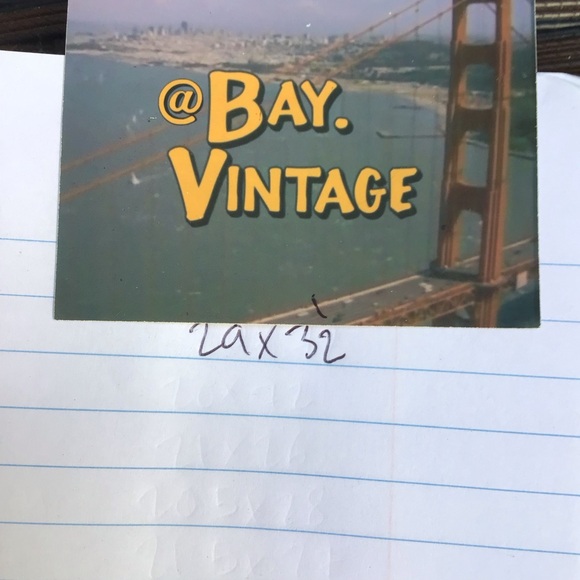 Vintage 90s Le more translucent blue flared denim jeans womens size 7 - Picture 11 of 11